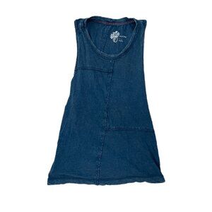 ANTHROPOLOGIE || Pilcro | Patchwork Denim Twist Tank - Size XS